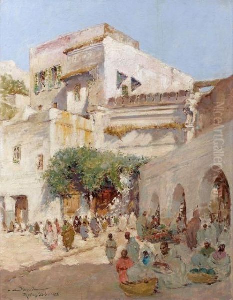 Moulay Idriss Oil Painting by Felipe Barantes Abascal