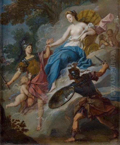 Venus Armant Enee Oil Painting by Nicolas Bertin