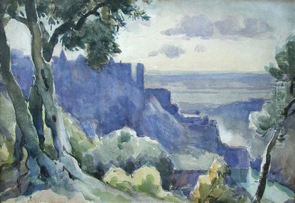 Tivoli Oil Painting by Geoffrey Birkbeck Tivoli Oil Painting by Geoffrey Birkbeck