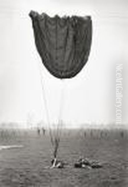 Umgebung Von Wesel Oil Painting by Robert Capa