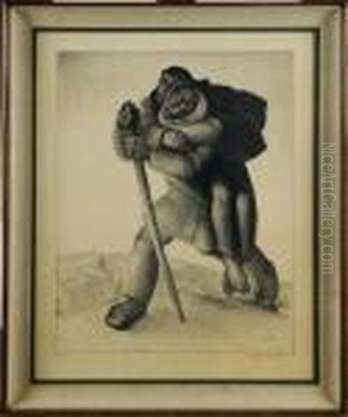 Les Aveugles Oil Painting by Anto Carte Les Aveugles Oil Painting by Anto Carte