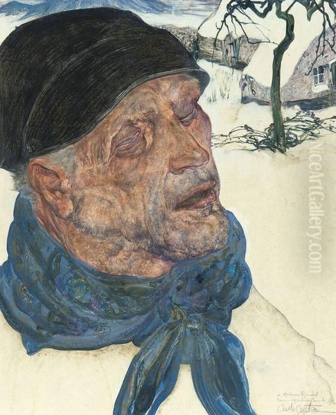 L'aveugle Oil Painting by Anto Carte