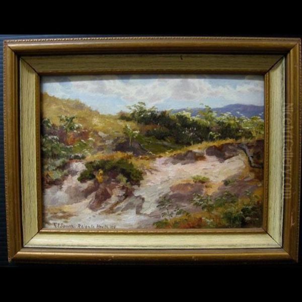 Reigate Heath (surrey) Oil Painting by Gertrude Spurr Cutts