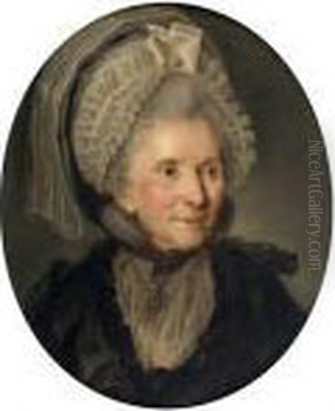 Portrait De Femme Oil Painting by Henri Pierre Danloux