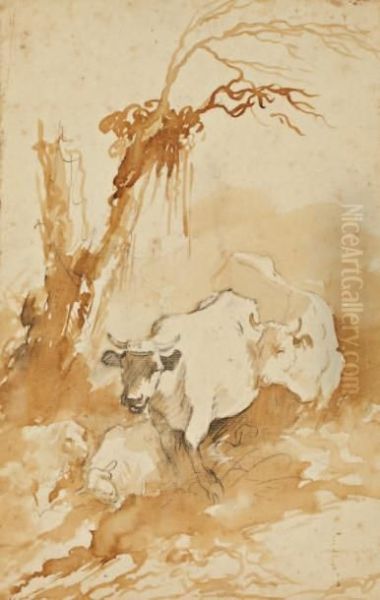 Pastorale Oil Painting by Loutherbourg, Philippe de
