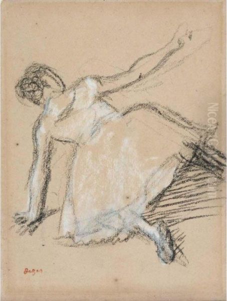 Danseuse Vue De Dos Oil Painting by Edgar Degas