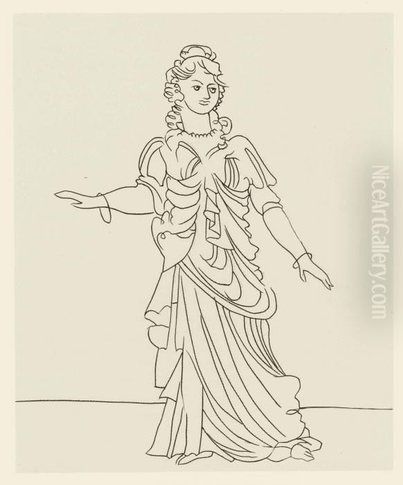 T. Petronius Arbiter, Le Satyricon, Aux Depens D'un Amateur Oil Painting by Andre Derain