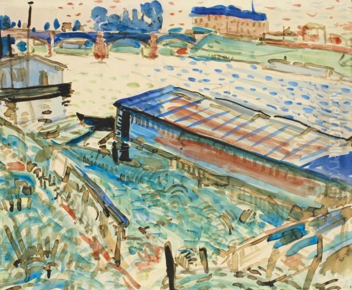 Le Pont De Chatou Oil Painting by Andre Derain