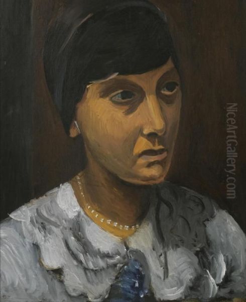 Tete De L'italienne Oil Painting by Andre Derain