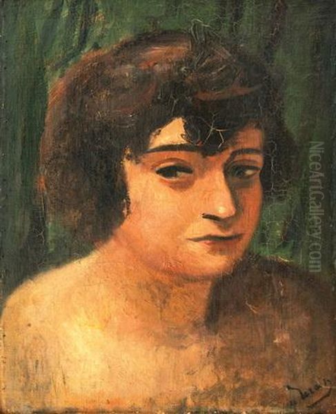 Portrait De La Cortessa Di Fraso Oil Painting by Andre Derain Portrait De La Cortessa Di Fraso Oil Painting by Andre Derain