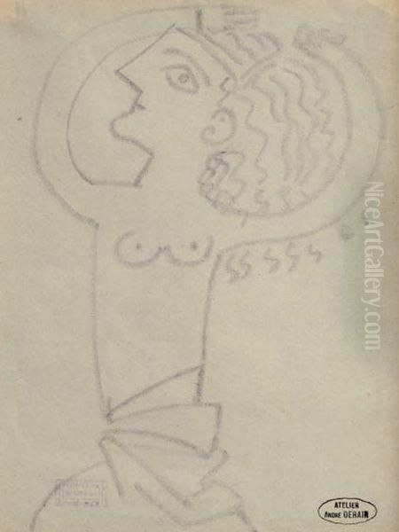 Danseuse Oil Painting by Andre Derain