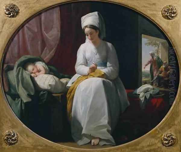 The Golden Age Oil Painting by Benjamin West