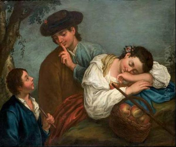 Fanciulla Dormiente Oil Painting by Domenico Maggiotto