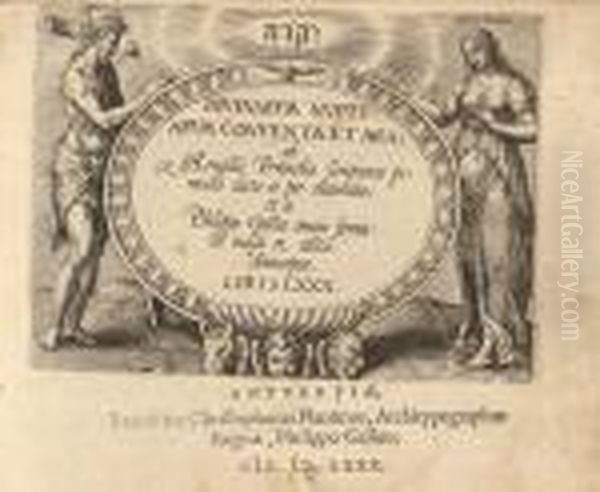 Divinarum Nuptiarum Conventa Et Acta ... Oil Painting by Philip Galle