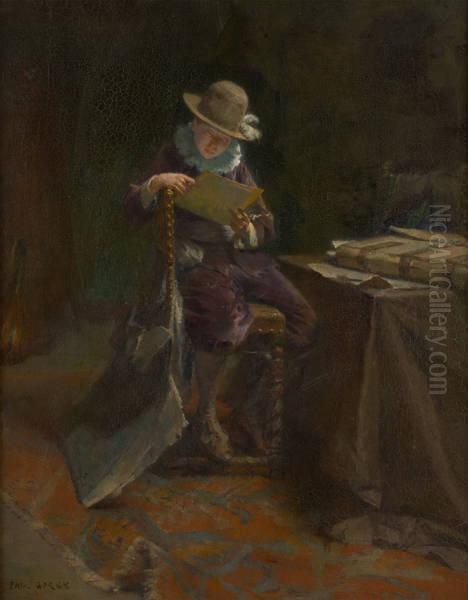 Le Jeune Erudit Oil Painting by Paul Gorge