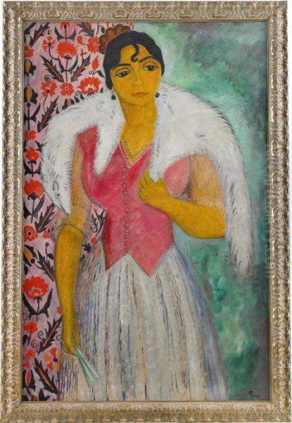 Anna Oil Painting by Isaac Grunewald