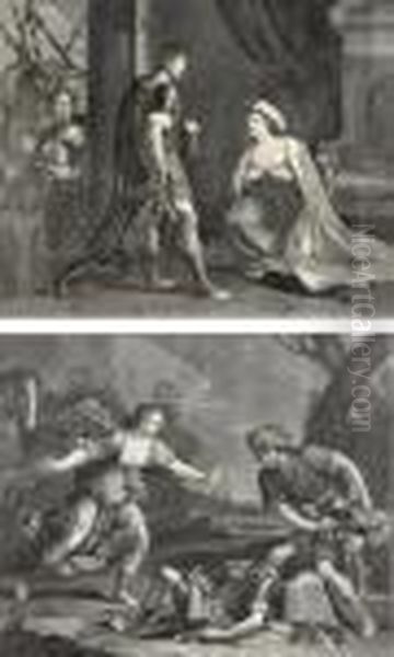 Cenas Historicas Oil Painting by Giovanni Francesco Barbieri