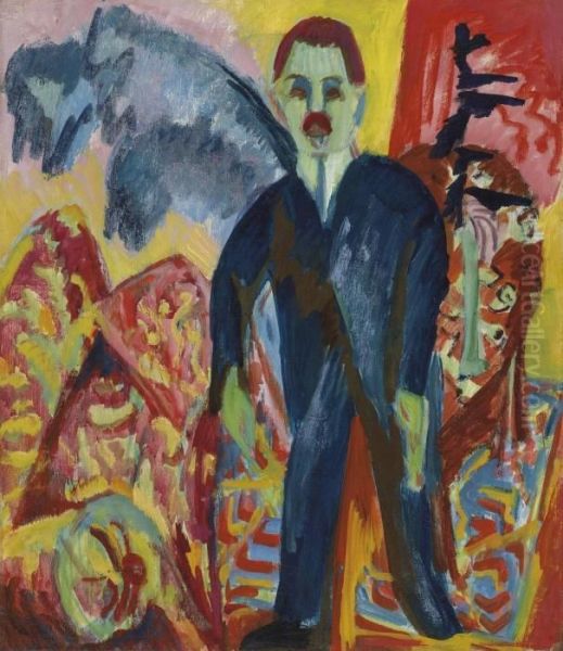 Der Krankenwarter Oil Painting by Ernst Ludwig Kirchner
