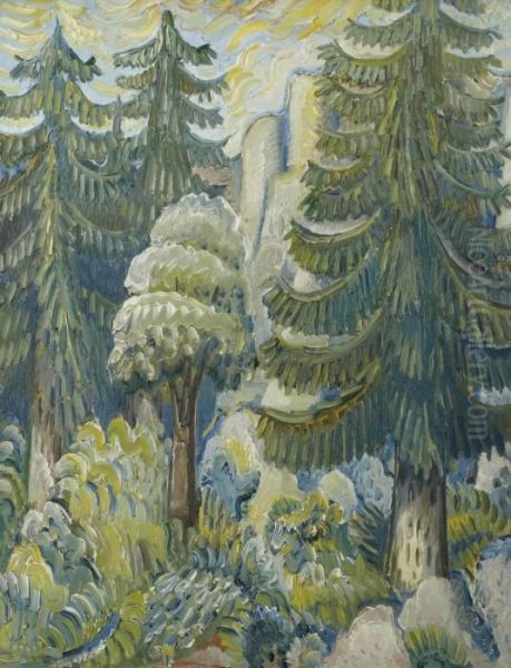 La Foret Oil Painting by Paul Kleinschmidt