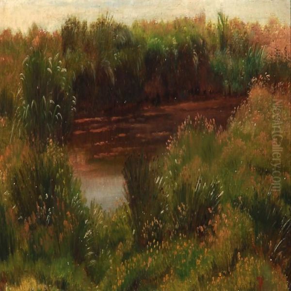 Ved Mosen Oil Painting by Vilhelm Kyhn