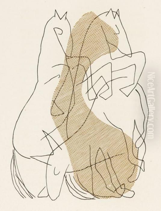 Lucien De Samosate Oil Painting by Henri Laurens