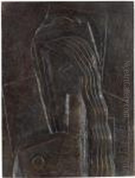 Tete De Femme Oil Painting by Henri Laurens