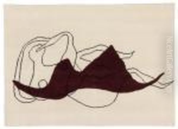 Femme Etendue Oil Painting by Henri Laurens Femme Etendue Oil Painting by Henri Laurens