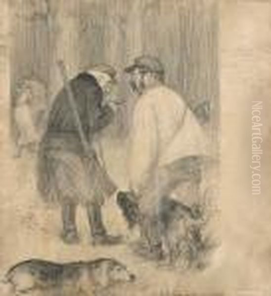 Champsecret: Discussing The Hunt Oil Painting by Charles Leandre