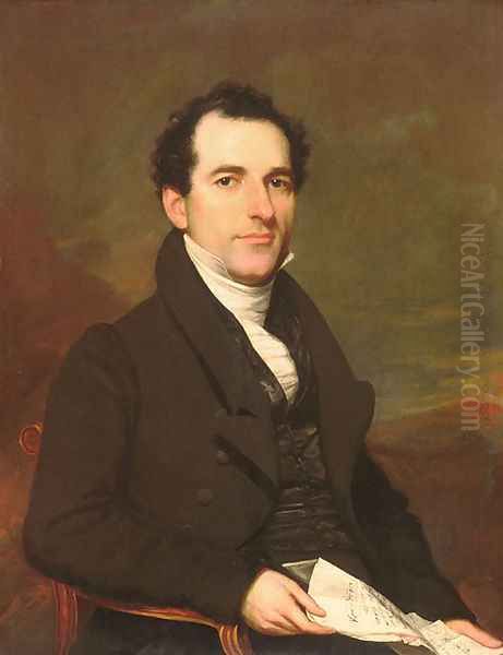 Henry La Tourette de Groot Oil Painting by Samuel Lovett Waldo