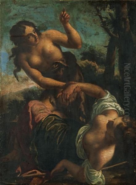 Hans Krets Oil Painting by Pietro Liberi