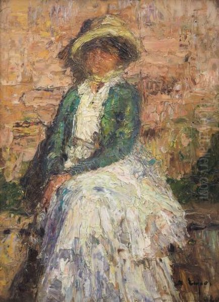 Figura Femminile Oil Painting by Alessandro Lupo