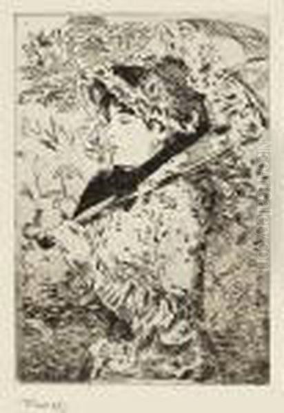 Jeanne Oil Painting by Edouard Manet