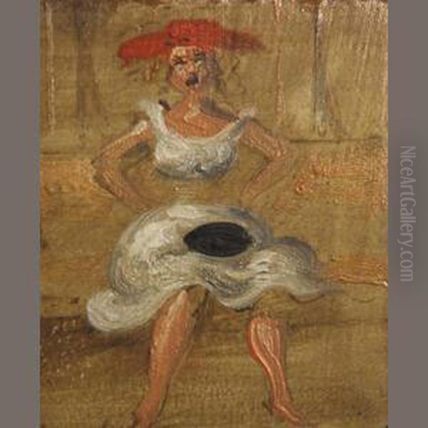 Seated Woman In Subway Oil Painting by Reginald Marsh Seated Woman In Subway Oil Painting by Reginald Marsh