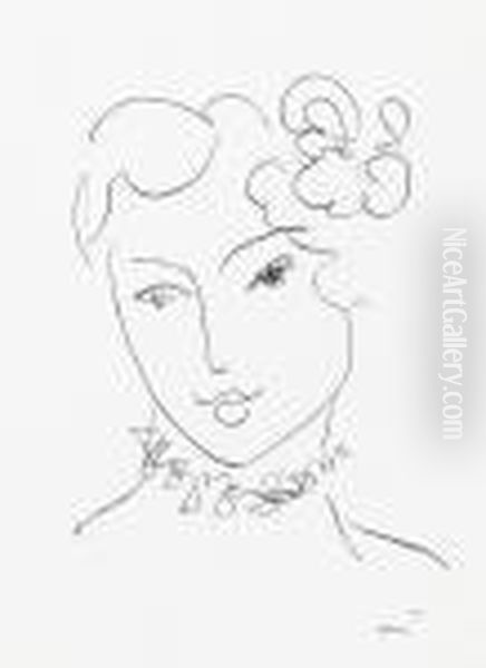 La Pompadour Oil Painting by Henri Matisse