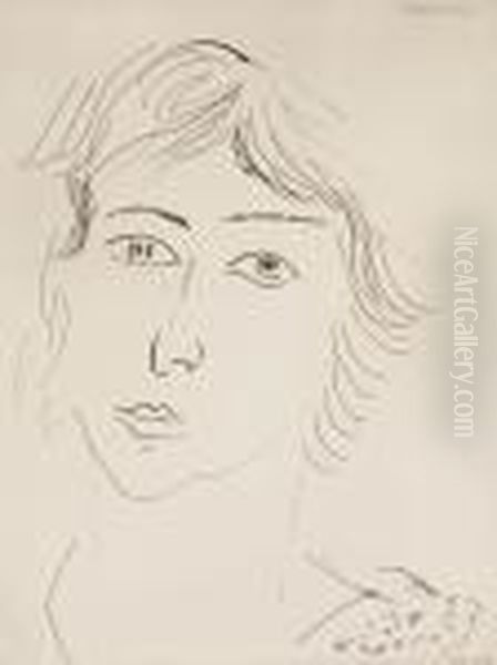 Portrait De Femme Oil Painting by Henri Matisse