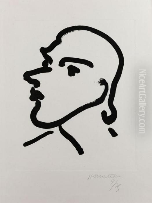 Nadia Au Profil Aigu Oil Painting by Henri Matisse