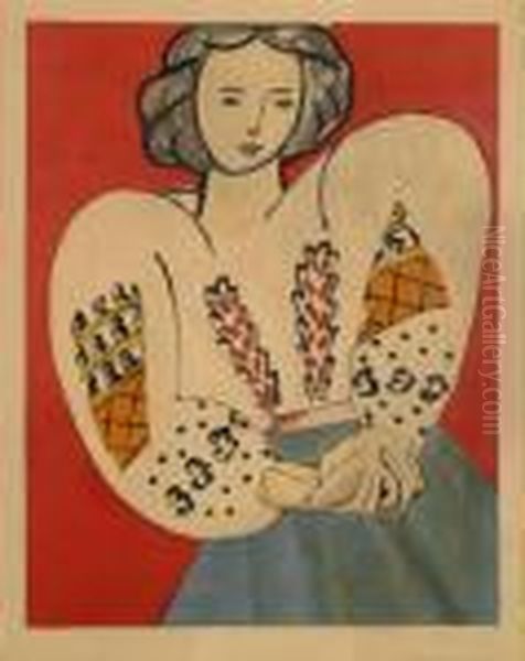 La Blouse Roumaine Oil Painting by Henri Matisse