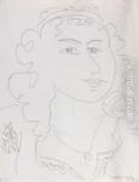 Portrait De Femme Oil Painting by Henri Matisse