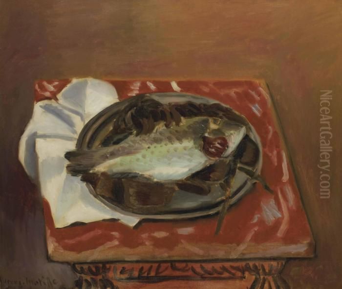 Nature Morte A La Daurade Oil Painting by Henri Matisse