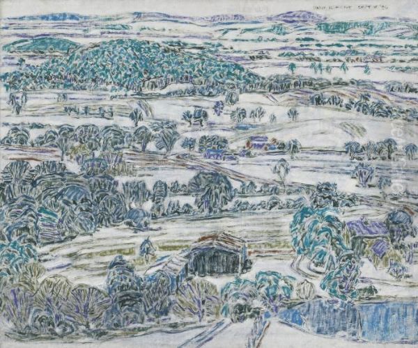 Boston Corners Landscape Oil Painting by David Brown Milne