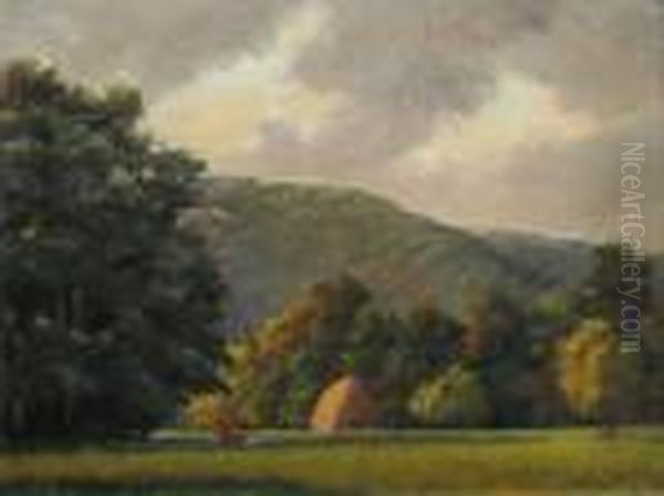 Peisaj Cu Capita Oil Painting by Cornel Minisan