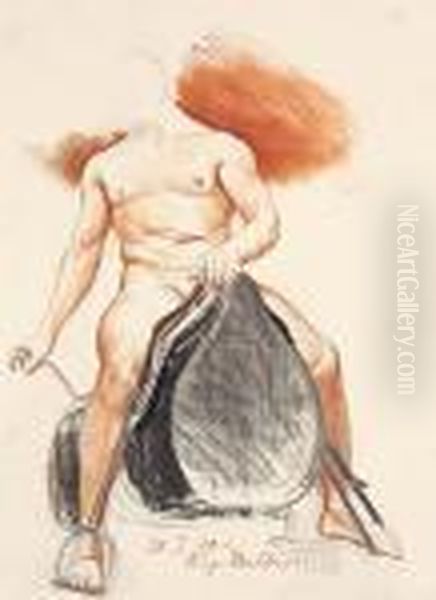 Torso Oil Painting by Richard Muller