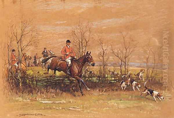 Through the open Gate Oil Painting by John Sanderson Wells
