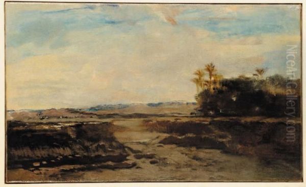 Paesaggio Oil Painting by Alberto Pasini