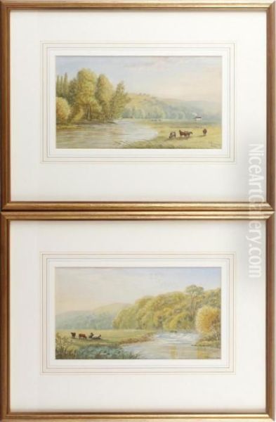 Scene Near Otterton; Oil Painting by Cornelius Pearson