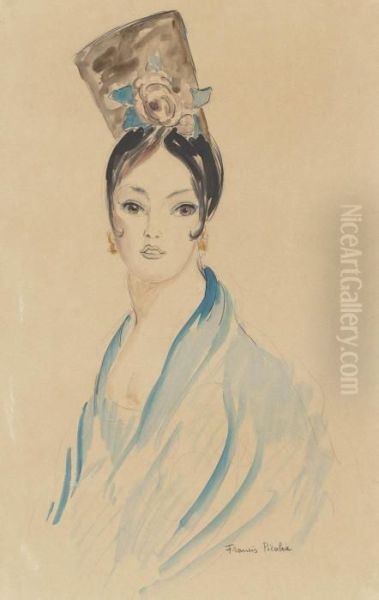 L'espagnole Oil Painting by Francis Picabia