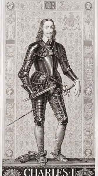 Charles I (1600-49) from Illustrations of English and Scottish History Volume I Oil Painting by J.L. Williams