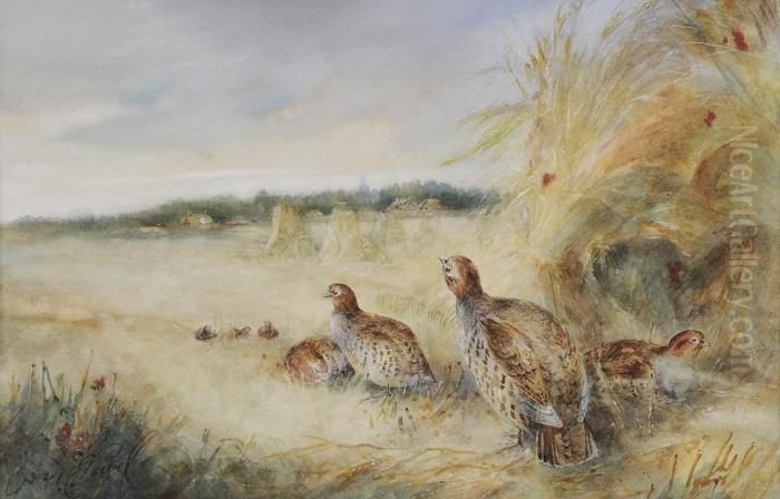 Tranquil Afternoon Oil Painting by William E. Powell