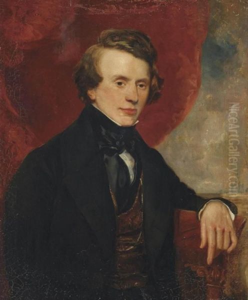 Portrait Of A Gentleman Oil Painting by Ramsay Richard Reinagle