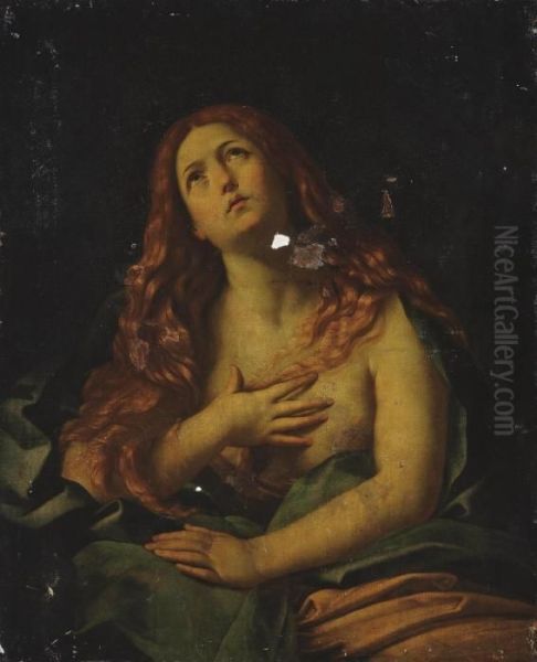 The Penitent Magdalen Oil Painting by Guido Reni